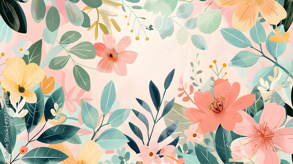 Floral and Botanical Illustrations with Inspirational Quotes Floral and Botanical Illustrations with Inspirational Quotes