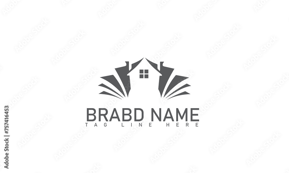 Abstract house logo design template. Colorful sign. Universal vector icon Abstract house logo design template. Colorful sign. Universal vector icon