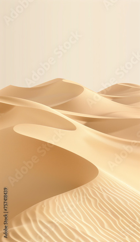 A minimalist background design with subtle sand dunes, creating an abstract and calming aesthetic