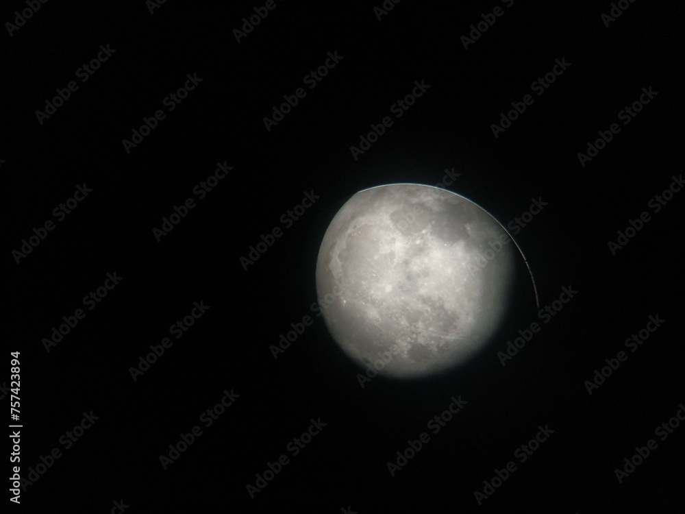 Naklejka premium moon view