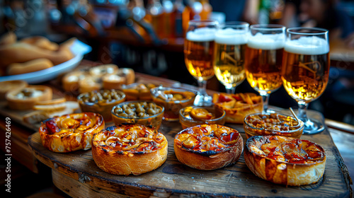 Delicious Bites and Boozy Delights: A Macro View of Pub Fare photo