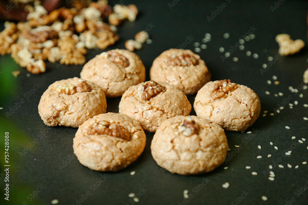 A Pile of Cookies on a Table A Pile of Cookies on a Table