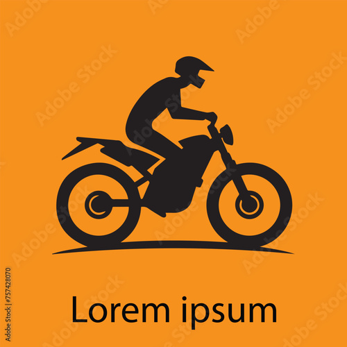 Rider logo vector illustration