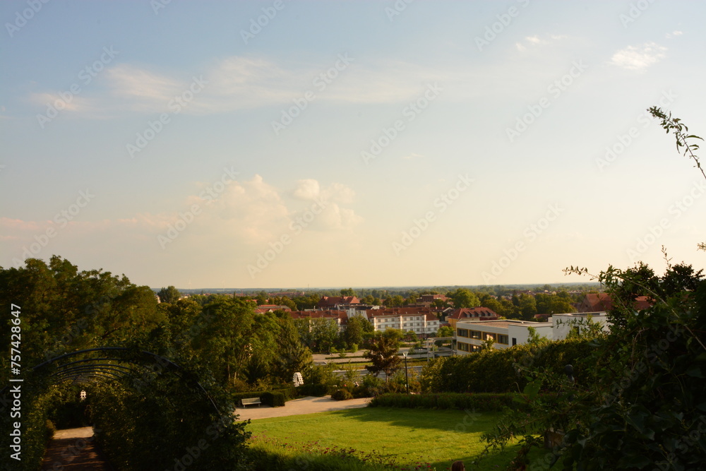 Obraz premium Blick auf die Stadt Brandenburg