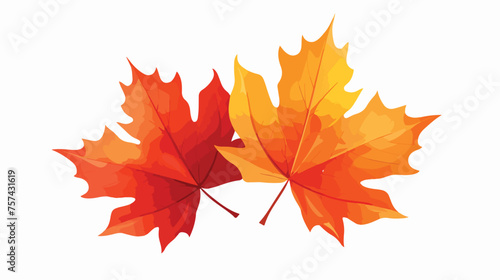 Autumn Leaves Vector Icon . Autumn Leaves Or Fall F