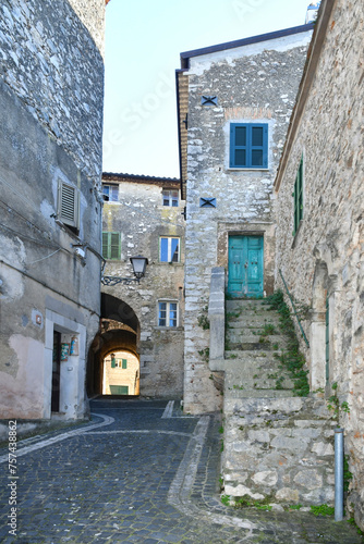A street in Falvaterra, a medieval village in Lazio, Italy. © Giambattista