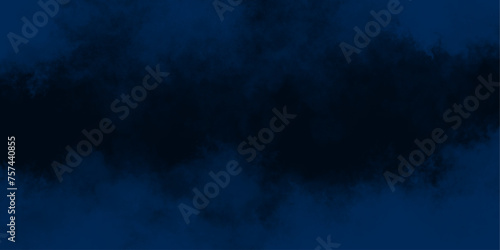 Navy blue smoke exploding horizontal texture design element mist or smog.background of smoke vape ice smoke vapour clouds or smoke dreaming portrait.texture overlays blurred photo. 