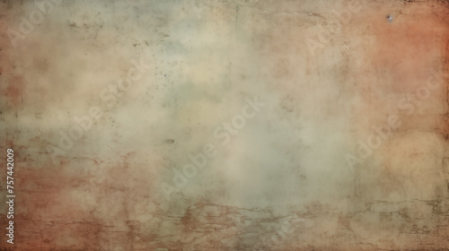 Grunge vintage background with blue and rust textures on old wall surface