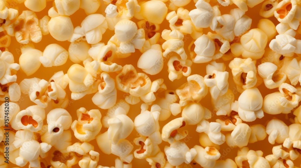 Popcorn texture background. Neural network AI generated art Popcorn texture background. Neural network AI generated art