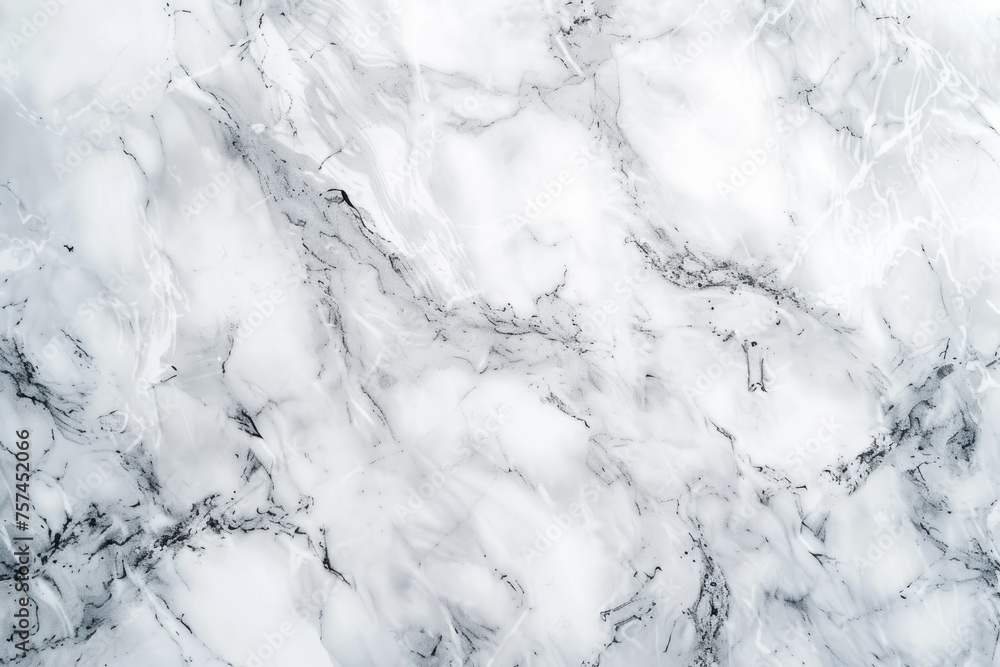 A marble floor with a black and white pattern A marble floor with a black and white pattern
