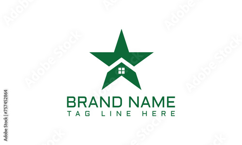 bodern abrtract bulding for real estate logo company
