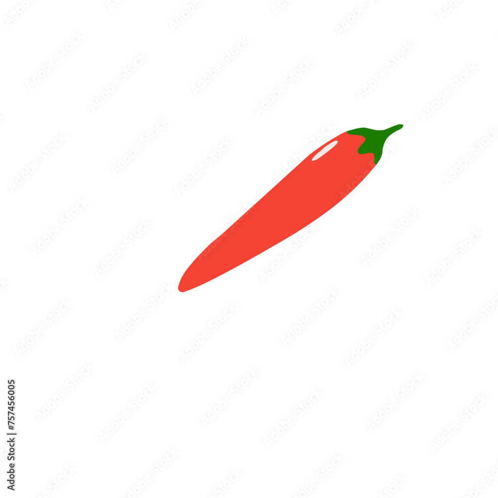 Hot red chili pepper Hot red chili pepper