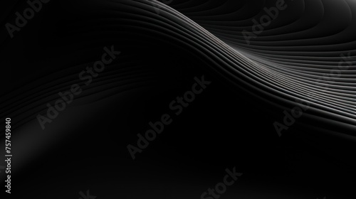 Wallpaper Mural Black background with curved lines: conveys cuteness. Suitable for designing products for women. Fashion websites or cafes. Torontodigital.ca