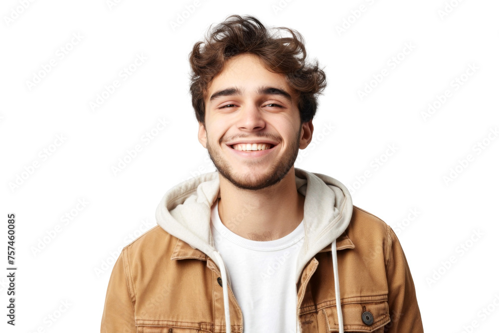 Studio portrait of a handsome young white Americana man with a beautiful smile wearing casual outfits looking at camera, isolated on transparent png background. Studio portrait of a handsome young white Americana man with a beautiful smile wearing casual outfits looking at camera, isolated on transparent png background.