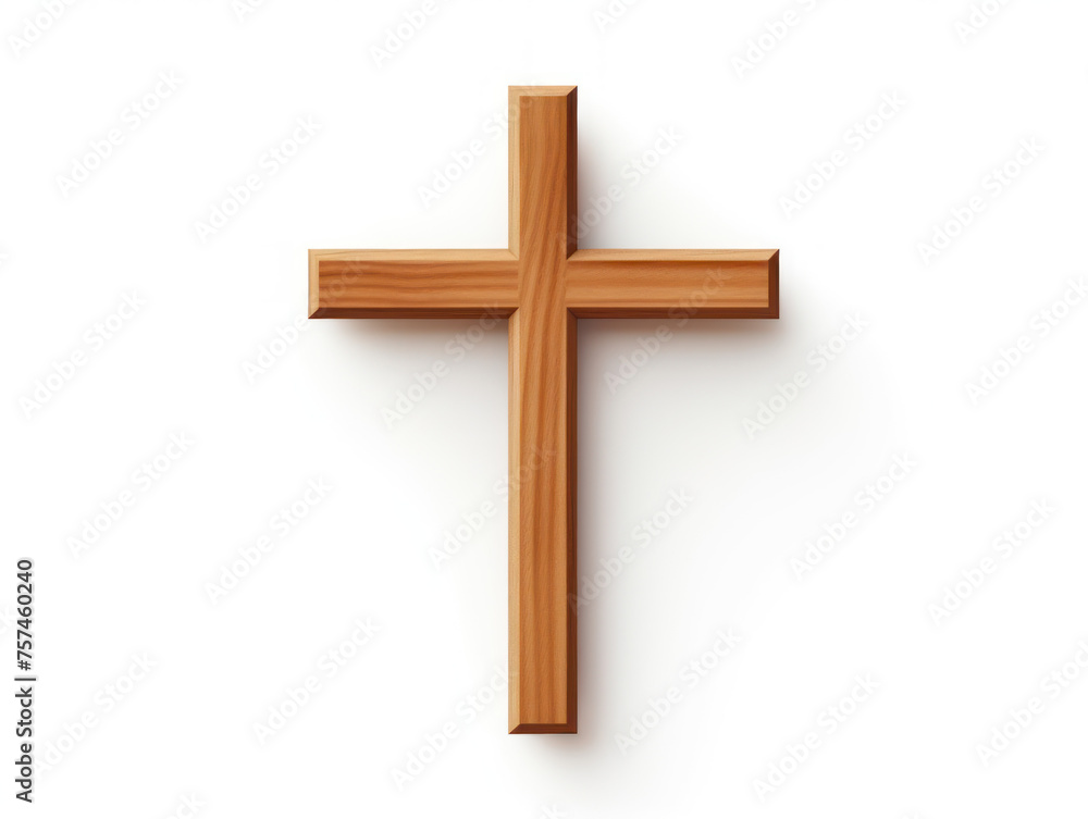 cross isolated on transparent background, transparency image, removed background