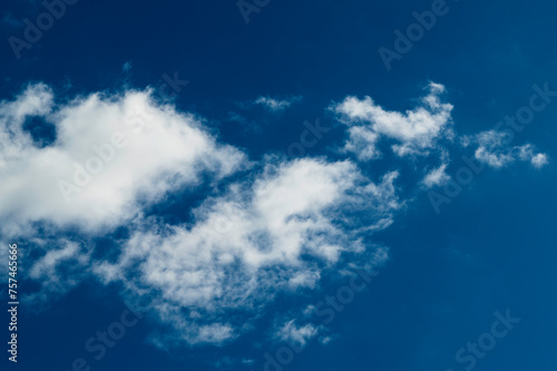blue sky with clouds