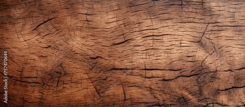 A closeup of a hardwood piece of wood, revealing a beautiful pattern and texture. The brown rectangle resembles an art formation on the bedrock outcrop, perfect for flooring