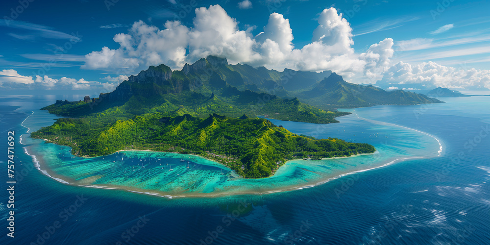 Tahiti, French Polynesia  - obrazy, fototapety, plakaty 