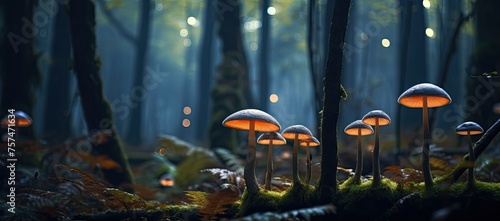 Damp forests serve as nurturing grounds where mushrooms thrive and proliferate.
