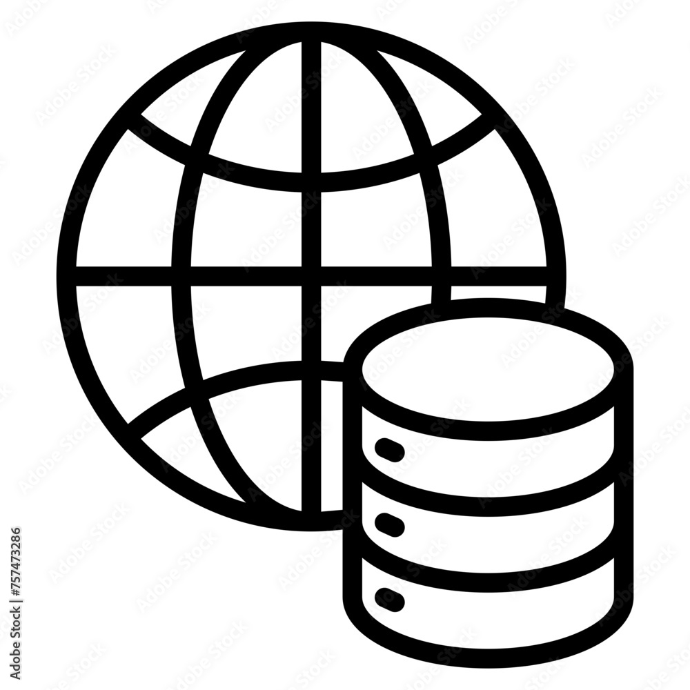 Global Data Icon Element For Design Global Data Icon Element For Design