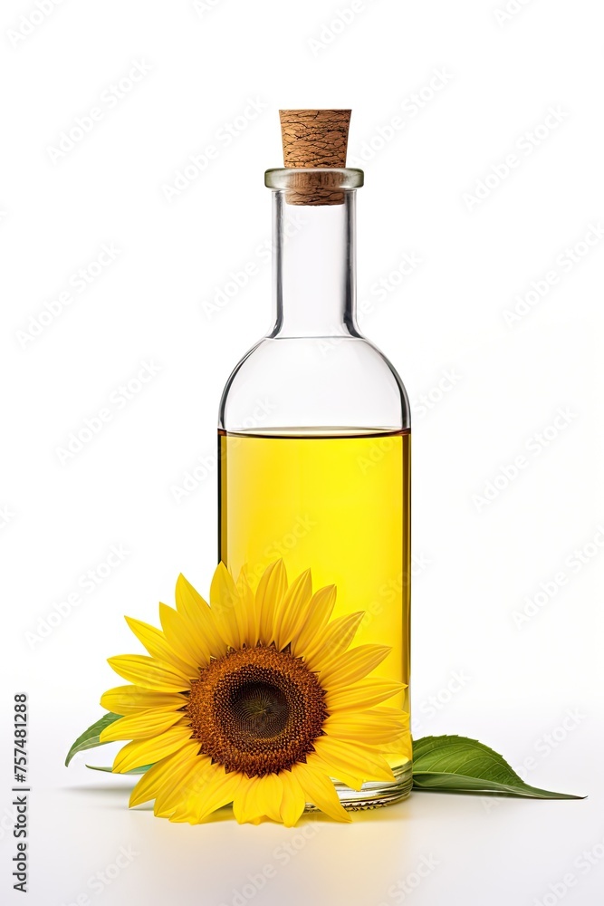 Closeup photo of sunflower oil with seeds on wooden background. Bio and organic product concept. Closeup photo of sunflower oil with seeds on wooden background. Bio and organic product concept.