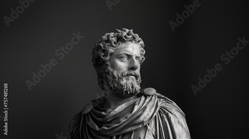 Stoicism, Marcus Aurelius, Generative AI. © Essa