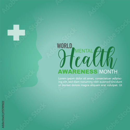 Metaphor bipolar disorder mind mental. Double face. Split personality. Concept mood disorder. Head silhouette.Psychology. Mental health. Dual personality concept. Tangle and untangle