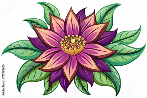 Flower vector and svg file