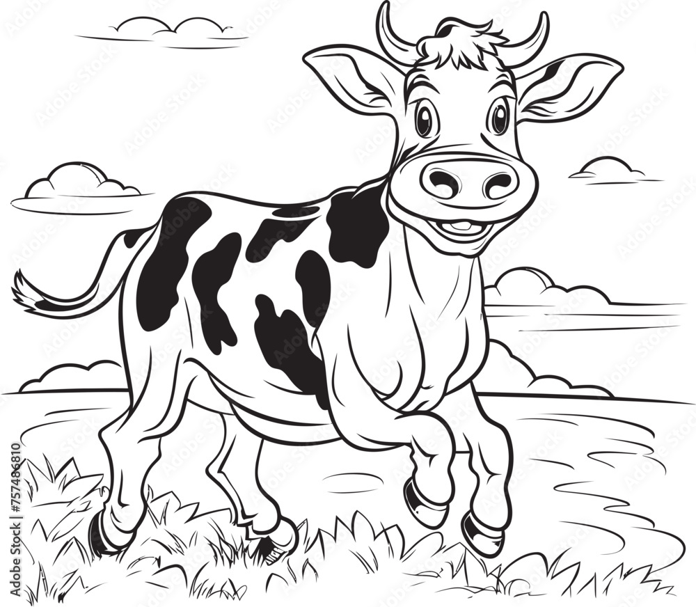 Colorful Creations Cartoon Cow Logo Design Moo tastic Moments Cow Vector Emblem Colorful Creations Cartoon Cow Logo Design Moo tastic Moments Cow Vector Emblem