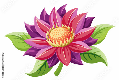 Flower vector and svg file