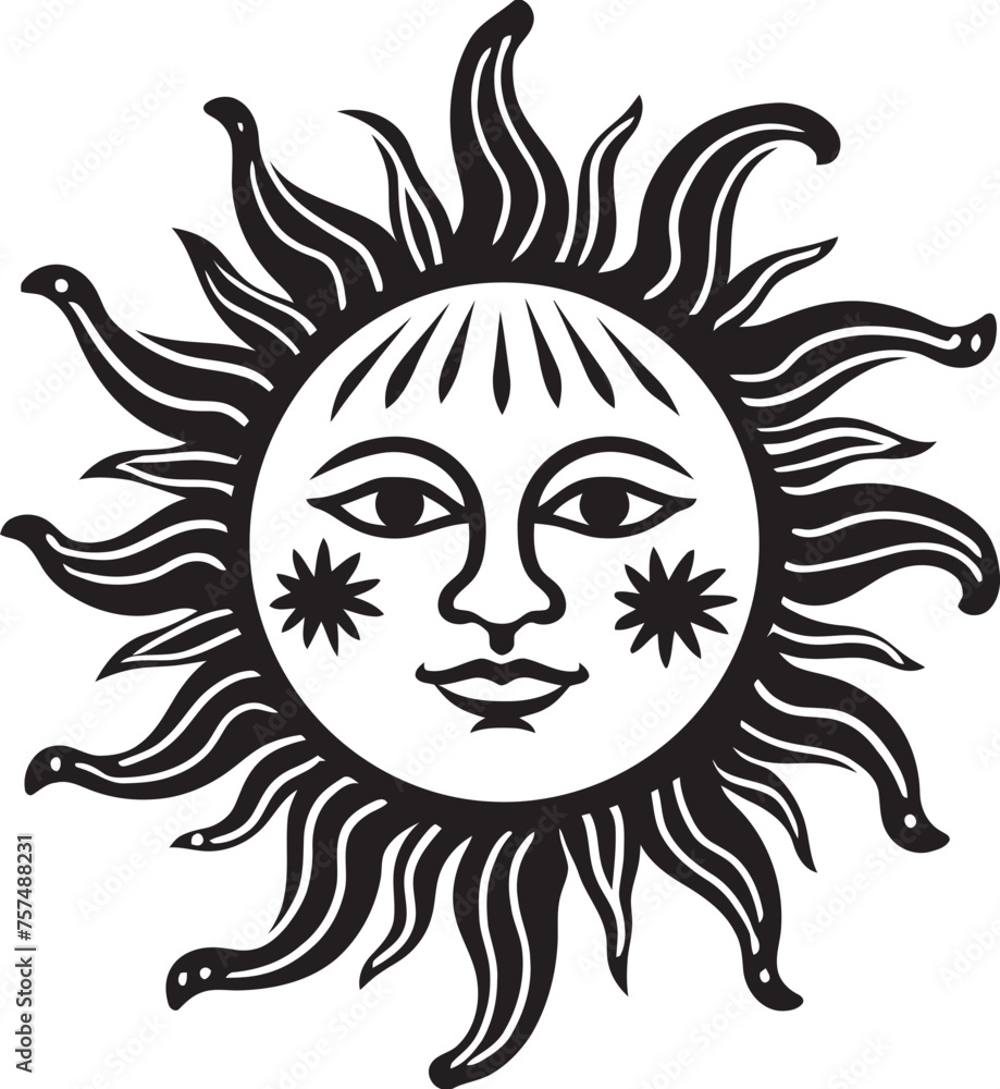 Joyous Glow Hand Drawn Sun Logo Design Sunny Splendor Cartoon Hand Drawn Vector Emblem Joyous Glow Hand Drawn Sun Logo Design Sunny Splendor Cartoon Hand Drawn Vector Emblem
