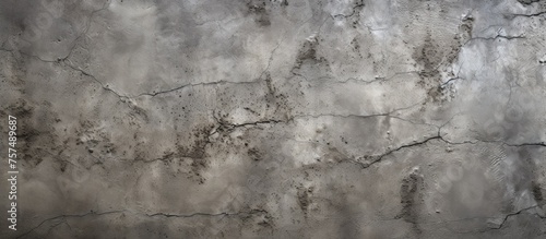 A closeup of a gray concrete wall, contrasting with the natural landscape elements of wood, flooring, water, grass, soil, freezing temperatures, twigs, and artistic touches © AkuAku