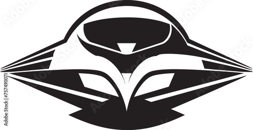 Speedy Sprint Emblem of High Speed Bullet Train Velocity Vortex Black Logo Design with Bullet Train