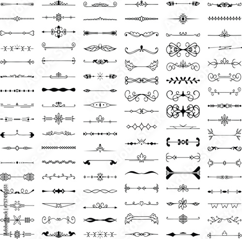 100 Hand Drawn Text Dividers Graphics 