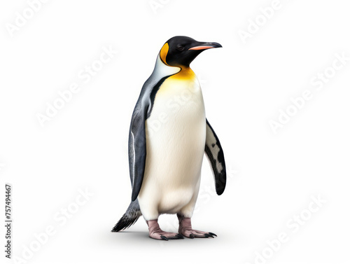 penguin isolated on transparent background, transparency image, removed background