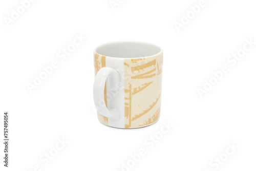 Espresso coffee cup made with delicate porcelain.