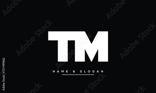 TM, MT,T , M, Abstract Letters Logo monogram