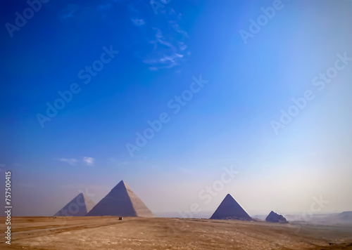 My views of the pyramids of giza