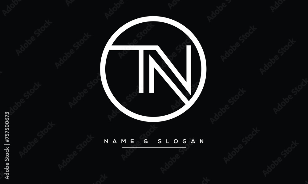 TN, NT, T, N, Abstract Letters Logo Monogram TN, NT, T, N, Abstract Letters Logo Monogram