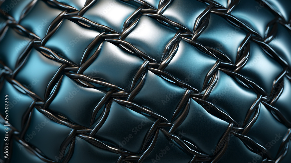 Naklejka premium Ultra-realistic 8K image, Carbon fiber weave texture сreated with Generative Ai