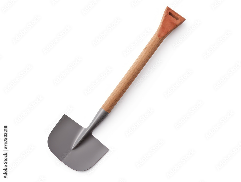 shovel isolated on transparent background, transparency image, removed background