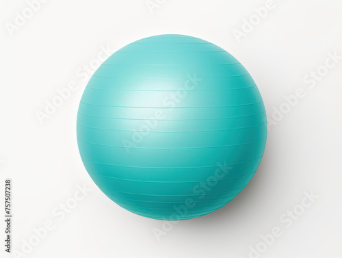 stability ball isolated on transparent background, transparency image, removed background