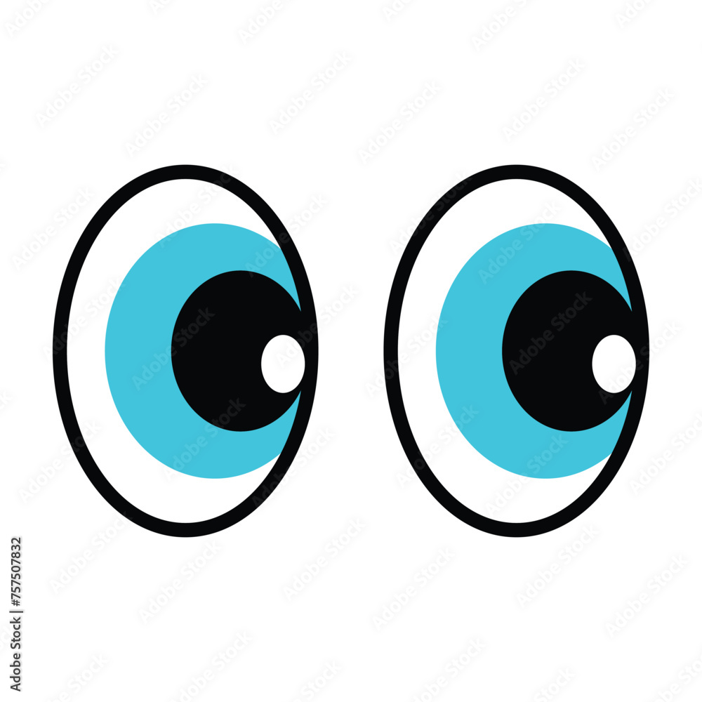 Cartoon eyes icon design, illustration design Cartoon eyes icon design, illustration design