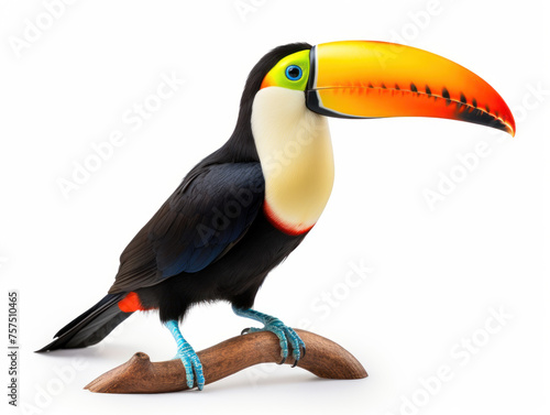 toucan isolated on transparent background, transparency image, removed background