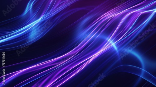 Blue Light Trail, purple, Motion Blur Effect Light exposure.