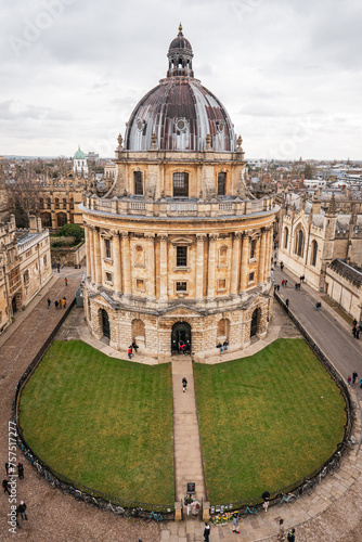 old streets in oxford, England. View around, tourist point of view 