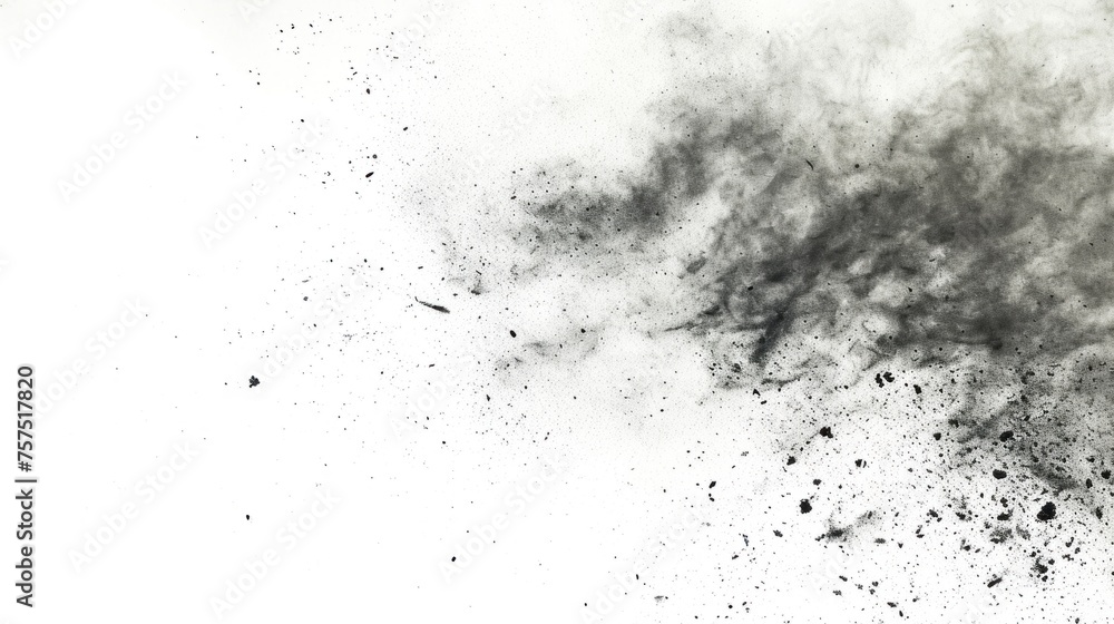 Charcoal black particles.charcoal particles on white background, abstract powder, black powder white background , PNG Charcoal black particles.charcoal particles on white background, abstract powder, black powder white background , PNG