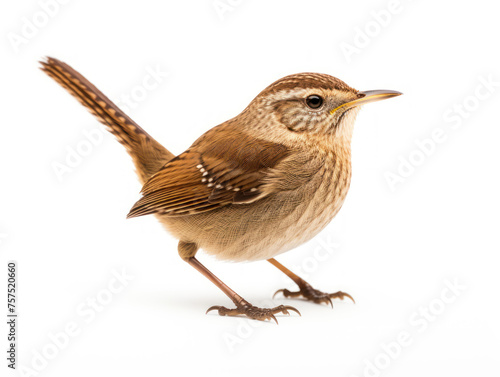 Wren isolated on transparent background, transparency image, removed background
