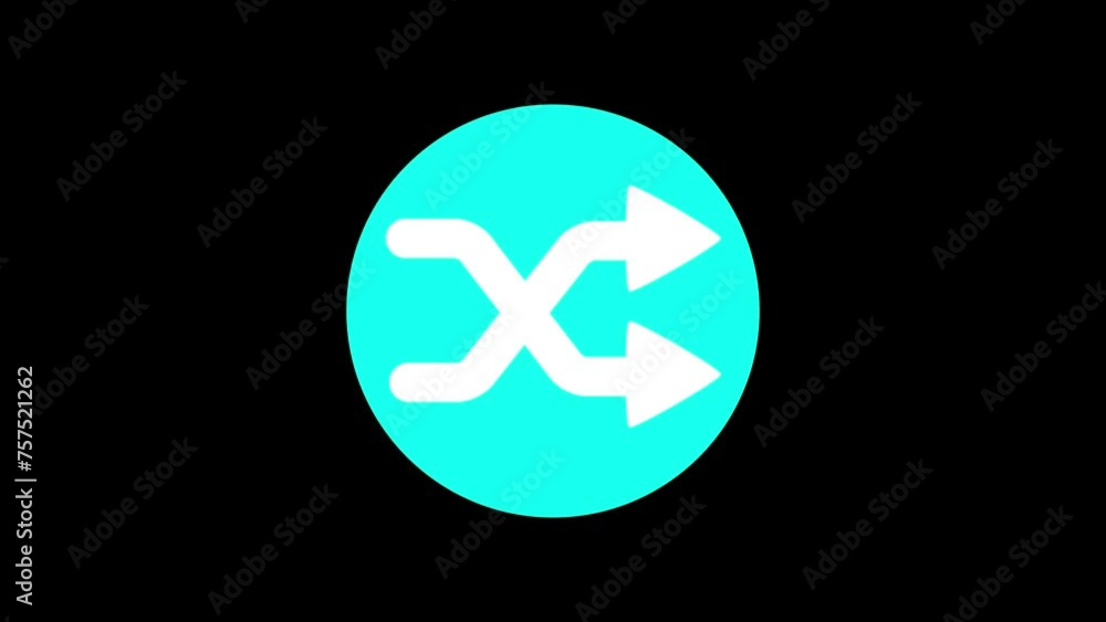 Icon concept with man icon. Person with bubble containing arrows symbol icon animated on a black background. Icon concept with man icon. Person with bubble containing arrows symbol icon animated on a black background.