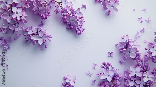 lilac background.